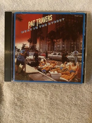 Pat Travers: Heat In The Street- Japan Import Cd w/inserts Foto 1 de 4