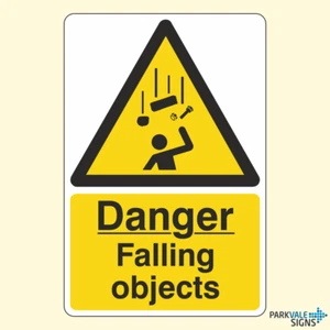 Danger Falling Objects Sign - Picture 1 of 1