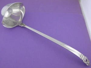 Sterling INTERNATIONAL 10 1/2" Oyster Serving Ladle ROYAL DANISH ~no mono - Picture 1 of 5