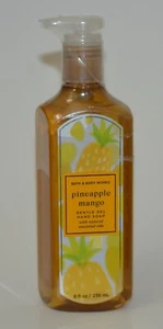 1 NEW BATH & BODY WORKS PINEAPPLE MANGO GENTLE GEL HAND SOAP WASH ESSENTIAL OILS - Picture 1 of 4
