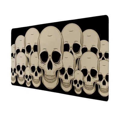 Totenköpfe Schreibtischunterlage 69x31cm XXL Mauspad - Gothic Design - Bild 1 von 4