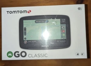TomTom GO Classic Car Sat Nav, 6 Inch, with Traffic Congestion Speed Cam NEW UK - Picture 1 of 1