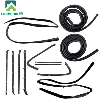 Door Seal Weatherstrip Kit For Chevy GMC Pickup 73-1980 Truck Door Seal Weather - Image 1 of 4