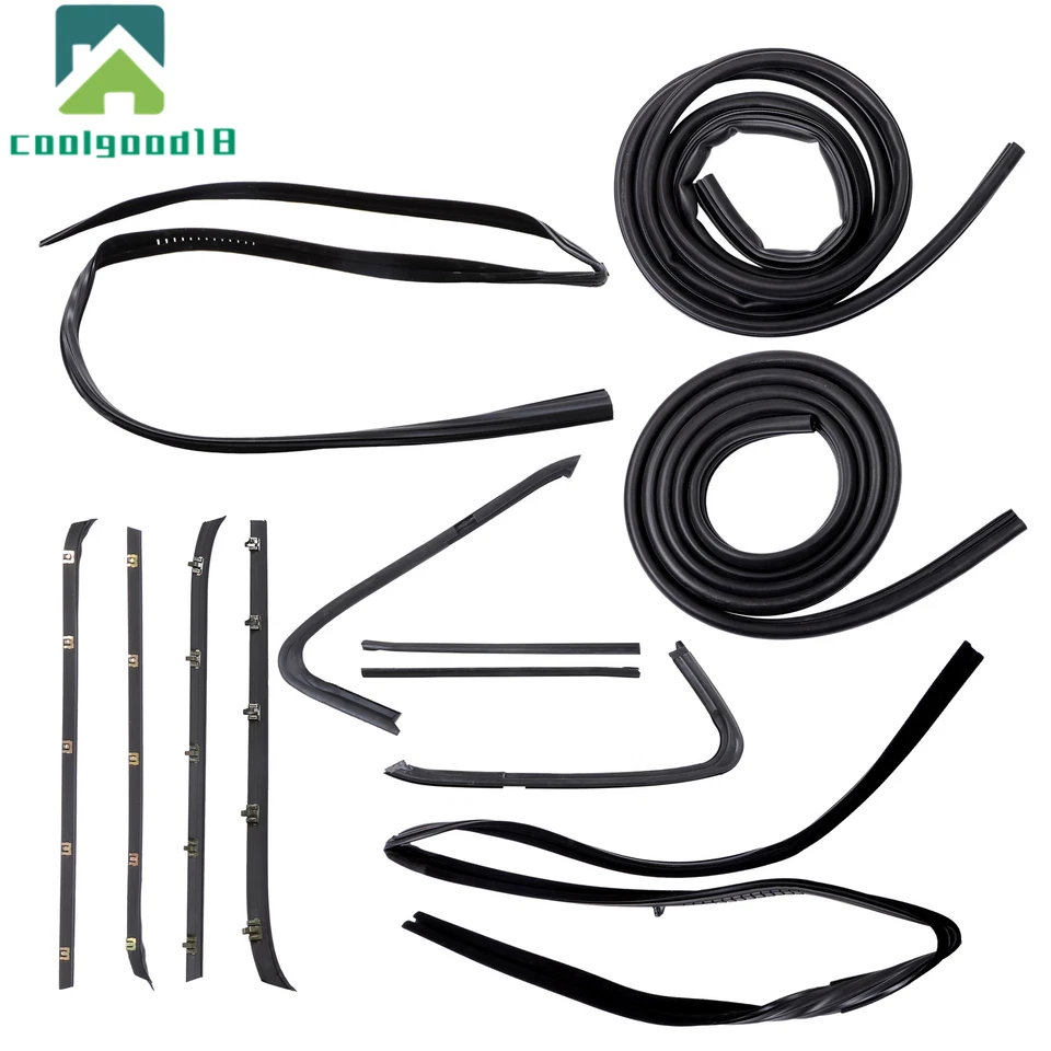Door Seal Weatherstrip Kit For Chevy GMC Pickup 73-1980 Truck Door Seal Weather - Изображение 1 из 4