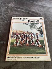 Massillon Tiger Football Souvenir Program 1986 MASSILLON VS CINCINNATI