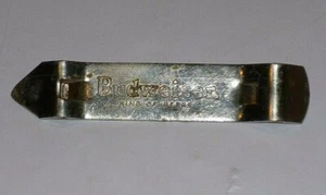 Budweiser Bierflaschen Dosenöffner Anheuser-Busch Vintage Werbung - Bild 1 von 3