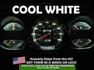 Gauge Cluster LED Dash Bulb Cool White For Dodge 81 89 Ram D100 - D350 Truck  - Picture 1 of 2