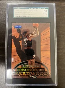 99-00 ALLEN IVERSON FLEER TRADITION MEISTER DES HARTHOLZES SGC 8 - Bild 1 von 2