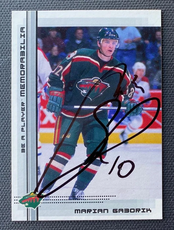 2000 Be a Player MARIAN GABORIK подписанная карта | Wild - автограф - Изображение 1 из 1