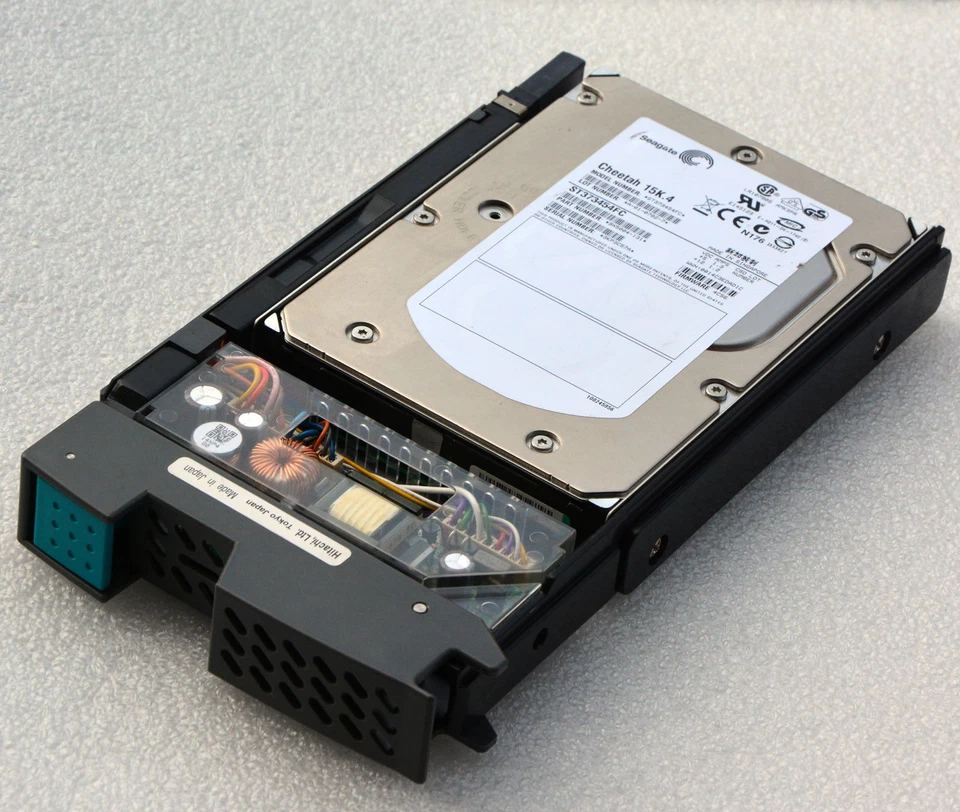 FESTPLATTE HDD 73GB FIBER CHANNEL FC HDS HITACHI DATA STORAGE ST373454FC + CADDY - Bild 1 von 1