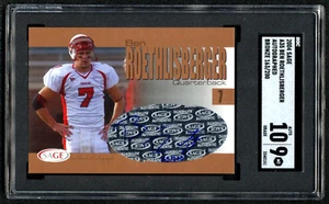 Ben Roethlisberger 2004 Sage Bronze Autograph SGC 9 Auto 10 Rookie Card RC /200 - Picture 1 of 2