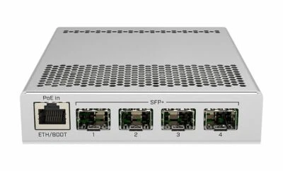 Mikrotik CRS305-1G-4S+IN Cloud Router Switch 4xSFP+ 1x GLAN PoE-In RouterOS L5 - Image 1 of 3