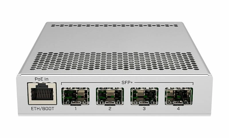 Mikrotik CRS305-1G-4S+IN Cloud Router Switch 4xSFP+ 1x GLAN PoE-In RouterOS L5 - Image 1 of 3