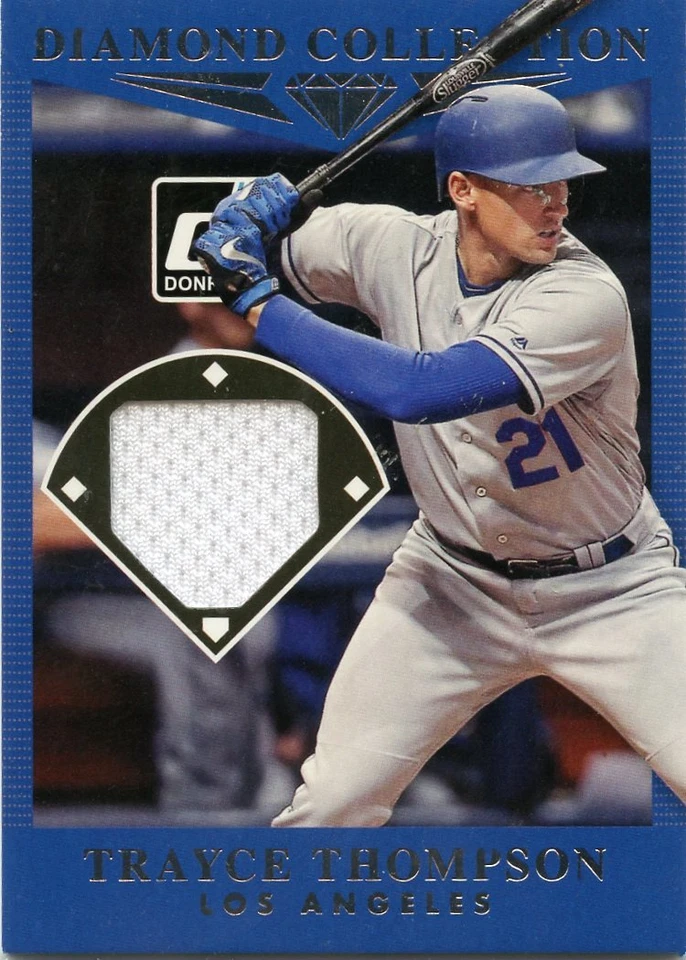 Trayce Thompson 2017 Panini Donruss Diamond Collection Materials Relic Card - Image 1 of 1
