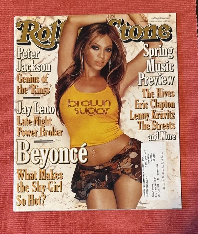 Rolling Stone Magazine Issue 943 March 4, 2004 BEYONCE Eric Clapton, Jay Leno Foto 1 de 1