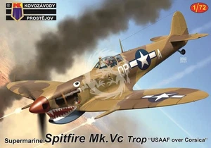 Spitfire Mk.Vc Trop “USAAF over Corsica” Kovozavody Prostejov KPM0416 72416 skal - Imagen 1 de 2