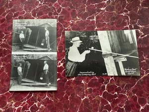 TWO RPPC POSTCARDS MYSTERY SPOT SANTA CRUZ UNUSED - Picture 1 of 4