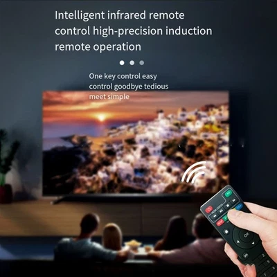 Technologie d'apprentissage infrarouge dans une télécommande noire élégante - Photo 1/4