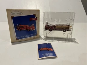 American LaFrance 700 Series 2004 bomba brigada de bomberos sello recuerdo adorno - Imagen 1 de 9