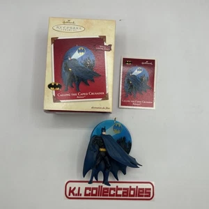 2002 Calling The Caped Crusader Hallmark Keepsake Christmas Ornament - Picture 1 of 6