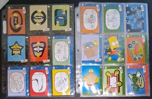 2000 ARTBOX THE SIMPSONS COLLECTIBLE STICKERS COMPLETE 72-CARD BASE SET VG to NM - Picture 1 of 14