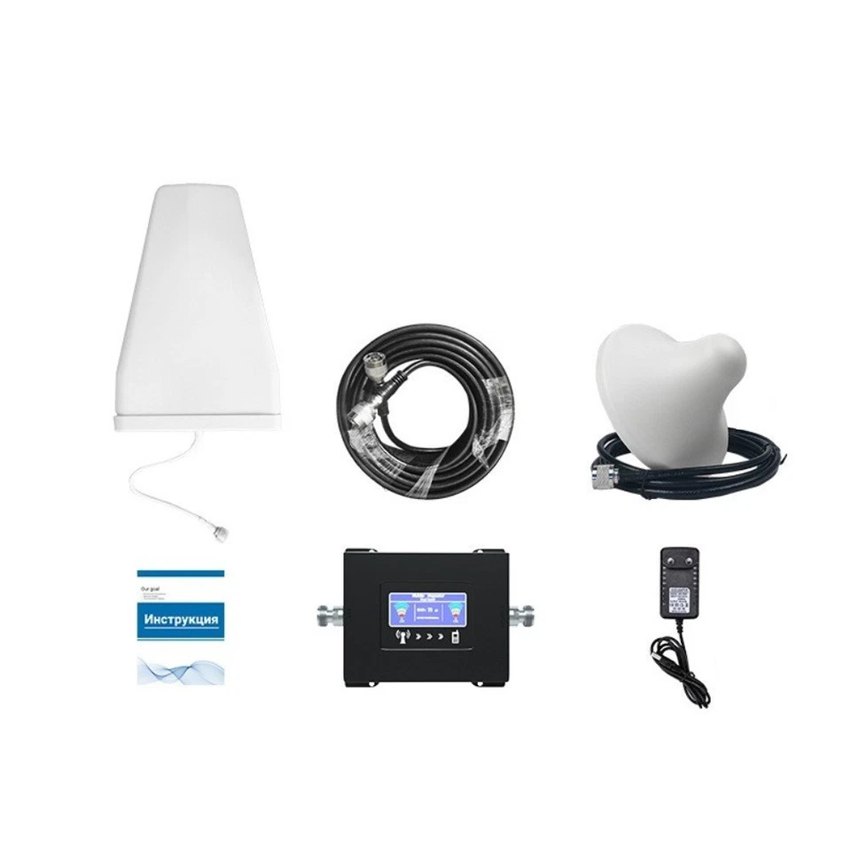 Mobile Network Signal Booster 4G for 900 1800 2100 MHz with Large Area Coverage - image 1 of 4