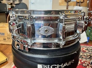 Rogers 7 Line Dynasonic 10 lug 5x14 Snare Drum 1963 - Picture 1 of 11