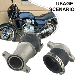 High Performance Intake Manifold Set for CX500 CX500C 2pcs Carburetors - Picture 1 of 12