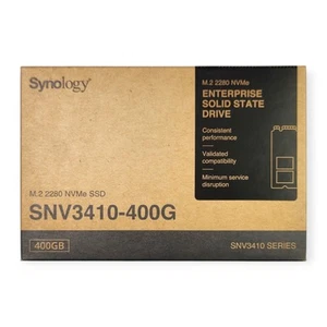 Synology M.2 2280 NVMe SSD SNV3410 400GB SNV3410-400G Internal SSD New Sealed - Photo 1/7