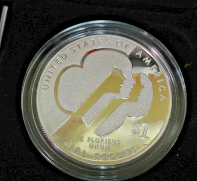 2013-W Girl Scouts of the USA Centennial Commemorative Silver Dollar Proof - Image 1 of 4