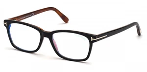 Authentic TOM FORD Rx Eyeglasses FT5713-B 005 Black w/Demo Lens 51mm  *NEW* - Picture 1 of 3