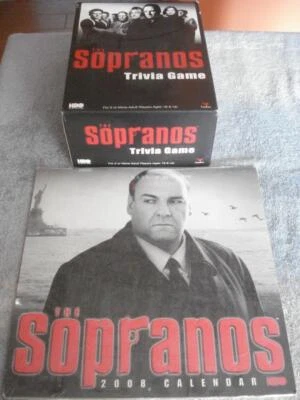 2004 THE SOPRANOS TRIVIA GAME & SEALED 2008 THE SOPRANOS CALENDAR - Image 1 of 4