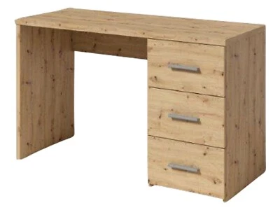 Schreibtisch Bürotisch Arbeitsplatz Artisan Eiche Dekor 3 Schubladen - Bild 1 von 3