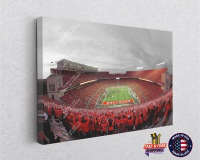 Pintura de habitación con impresión artística decoración lienzo estadio de fútbol del estado de Ohio Foto 1 de 4