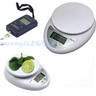 5kg/1g 40kg/10g Digital Electronic Kitchen Food Diet Scale Weight Balance EH