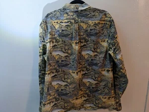 Stussy Button Shirt Animal print preowned Large - Picture 1 of 3