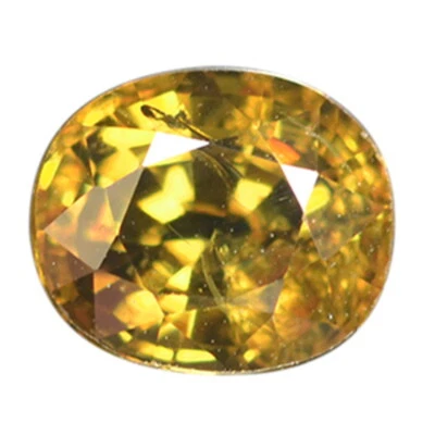 SHOLA GLC Zertifiziert 1,29 Ct Natürlicher Demantoid Granat aus Russland - Bild 1 von 4