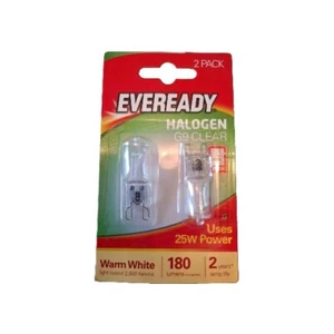 4 x G9 25w Eveready OVEN Bulb DIMMABLE ENERGY SAVING lights Wax Burner Watt 240V - Picture 1 of 3