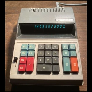 Electronic calculator CITIZEN 121F modèle vintage très rare de 1977 - Photo 1/2