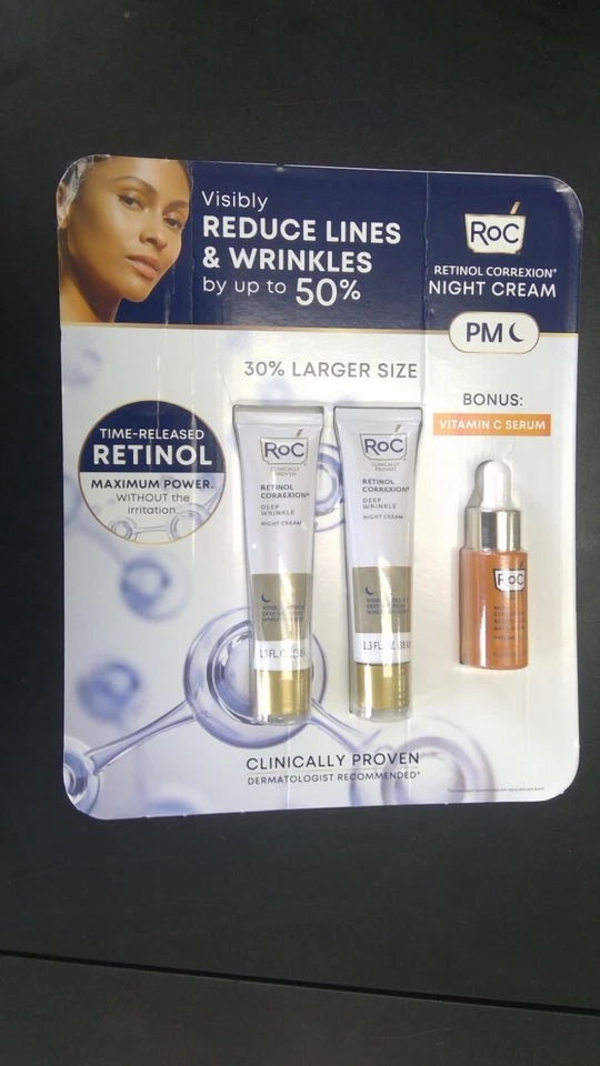 Crema de día RoC Retinol Correxion con FPS 30 y suero de vitamina C Foto 1 de 1