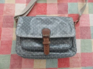 Cath kidston satchel bag duck egg polka dot - Picture 1 of 6