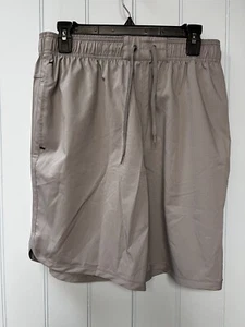 Reebok Gray Elastic Waist Boys Pull On Polyester Slim Shorts W/Pockets Size M - Picture 1 of 9