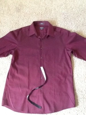 Camisa Claiborne Calce Moderno Algodón Para Hombre Botón Frontal Talla 16 NUEVA SIN ETIQUETAS Foto 1 de 4