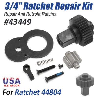 Complete 3/4" Drive Ratchet Repair Kit 43449 For Ratchet 44804 -Retrofit Ratchet - Image 1 of 4
