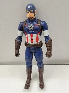 Captain America 12 Inch Action Figure Marvel Civil War Brown Electronic 2015 - Picture 1 of 5