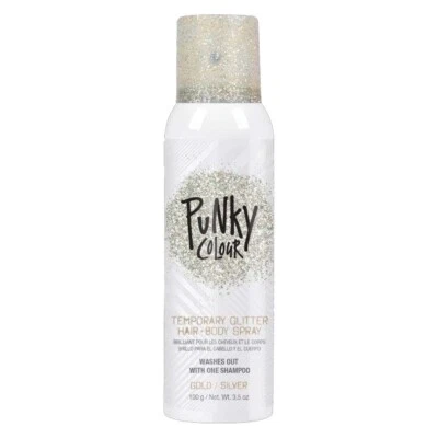 Spray resaltador temporal para cabello Punky Colour dorado/plateado 3,5 oz #97535 W Foto 1 de 4