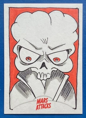 2013 MARS ATTACKS INVASION SKETCH by KIMBERLY DUNAWAY - Image 1 of 2