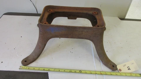 Antique Cast Iron Cream Separator Base International Harvester  Table Lot B Cover