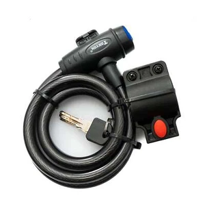 Tonyon Bike Lock Cable Lock Stahlspirale for Bicycle IN Grey - Picture 1 of 4