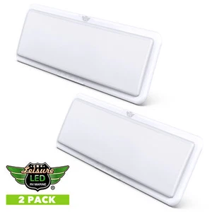 2 PACK Leisure LED RV Slim Interior Ceiling Light Camper Trailer 10-30V 1450LM - Picture 1 of 12